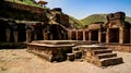 Takht-i-Bhai Parthian archaeological site and Buddhist monastery Pakistan Royalty Free Stock Photo