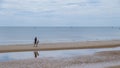 Takiab Beach Huahin Thailand men riding horse on the beach