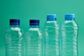 Taking care of our environment, plastic bottles arranged for recycling. Royalty Free Stock Photo