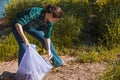 Taking care of our planet. Garbage collection and sorting. The problem of garbage in nature,