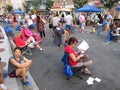 Taking it Easy at the Street Festival