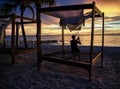 Taking A Photo of the Sunset - Isla Mujeres Playa Norte