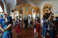 Taking Photos at Casa Batllo in Barcelona Spain