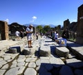 Taking photos of the stepping stones Royalty Free Stock Photo