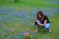 Taking Pictures of Bluebonnets