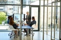 Taking stock and setting new targets. a corporate businessperson giving a presentation in the boardroom. Royalty Free Stock Photo