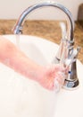 Time to wash your hands. Royalty Free Stock Photo