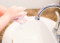 Time to wash your hands. Royalty Free Stock Photo