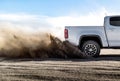 Truck in the desert for some off road fun Royalty Free Stock Photo