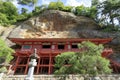 Takkou cave Bisyamon hall in Hiraizumi Royalty Free Stock Photo