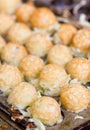 Takoyaki Ball The Japanese Sweetmeat. Royalty Free Stock Photo