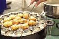 Takoyaki balls dumpling - japanese food Royalty Free Stock Photo