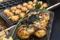 Takoyaki japanese food and Appetizer asian food