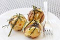 Takoyaki octopus balls, Japanese food Royalty Free Stock Photo