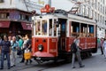 Taksim Bucholic Tram Istanbul Royalty Free Stock Photo