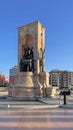 Early morning view from Taksim, Istanbul`s historical and touristic square.