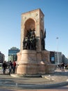 Taksim Square Republic Monument Royalty Free Stock Photo