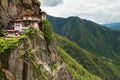 Taktsang Palphug Monastery (also known as The Tiger nest) , Paro, Bhutan Royalty Free Stock Photo