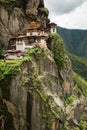 Taktsang Palphug Monastery (also known as The Tiger nest) , Paro, Bhutan Royalty Free Stock Photo