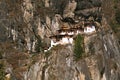 Taktshang Monastery (Tiger's Nest) in Bhutan Royalty Free Stock Photo