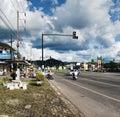 Everyday street life of the provinces of Thailand