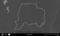 Talacyn District outlined, Belarus. Grayscale Royalty Free Stock Photo