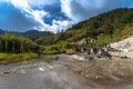 Crater active lake of Indonesia