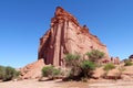 Talampaya red Canyon rock formation Royalty Free Stock Photo