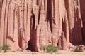 Talampaya red Canyon rock formation Royalty Free Stock Photo