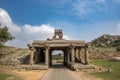 Talarigatta Gate is a old two-storied toll gate in Hampi Royalty Free Stock Photo