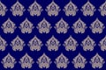 Talavera pattern. Azulejos portugal. Turkish ornament. Moroccan tile mosaic. Spanish porcelain. Ceramic tableware, folk print. Royalty Free Stock Photo