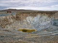 Talc quarry near Clibberswick on the island of Unst, Shetland, UK