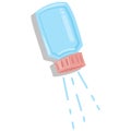 Talcum vector cartoon icon isolated