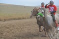 Taldykorgan, Zhetysu region, Kazakhstan - August 31, 2022. Horse racing competition - Baiga. In honor of the day of the