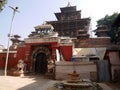 Taleju Bhawani Deju palace temple for nepali people and foreign travelers travel visit respect praying deity angel at Basantapur Royalty Free Stock Photo