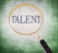 Talent magnify Royalty Free Stock Photo