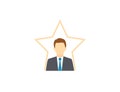 Talent management, ability icon. Vector illustration. Royalty Free Stock Photo
