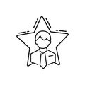 Talent Line Icon. Talent icon in vector. Logotype