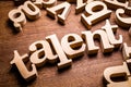 Talent Wood Word