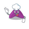 Talented adrenal chef cartoon drawing wearing chef hat