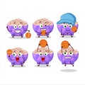 Talented rose matta rice cartoon character as a basketball athlete