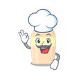 Talented toner chef cartoon drawing wearing chef hat Royalty Free Stock Photo