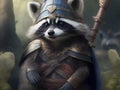 Tales of Masked Mischief: Magical Raccoon Realms in Art