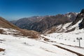 Talgar Pass. Shymbulak ski resort Royalty Free Stock Photo