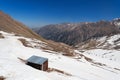 Talgar Pass. Shymbulak ski resort Royalty Free Stock Photo