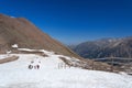 Talgar Pass. Shymbulak ski resort Royalty Free Stock Photo