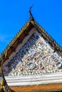 Taling Chan,Bangkok,Thailand on January8,2021:Beautiful art and architecture of the old chapel of Champa Temple