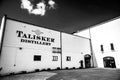 Talisker Distillery - Closeup in Black and White