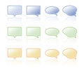 Talk bubble. Royalty Free Stock Photo