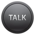 Talk button Royalty Free Stock Photo